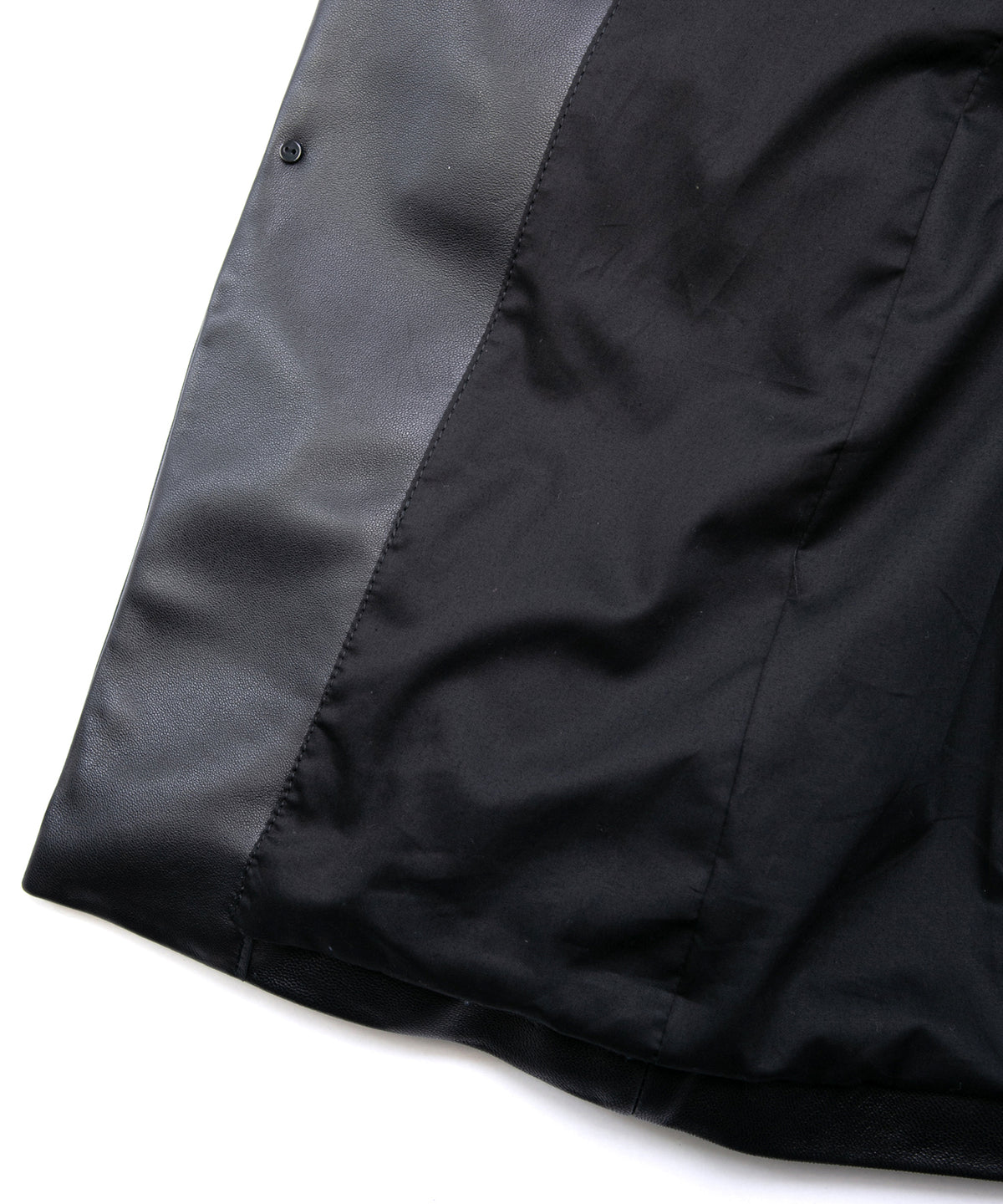 モンゴル ラム ASH [DARK] テーラードジャケット - BLACK