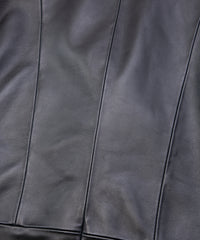 モンゴル ラム ASH [DARK] テーラードジャケット - BLACK