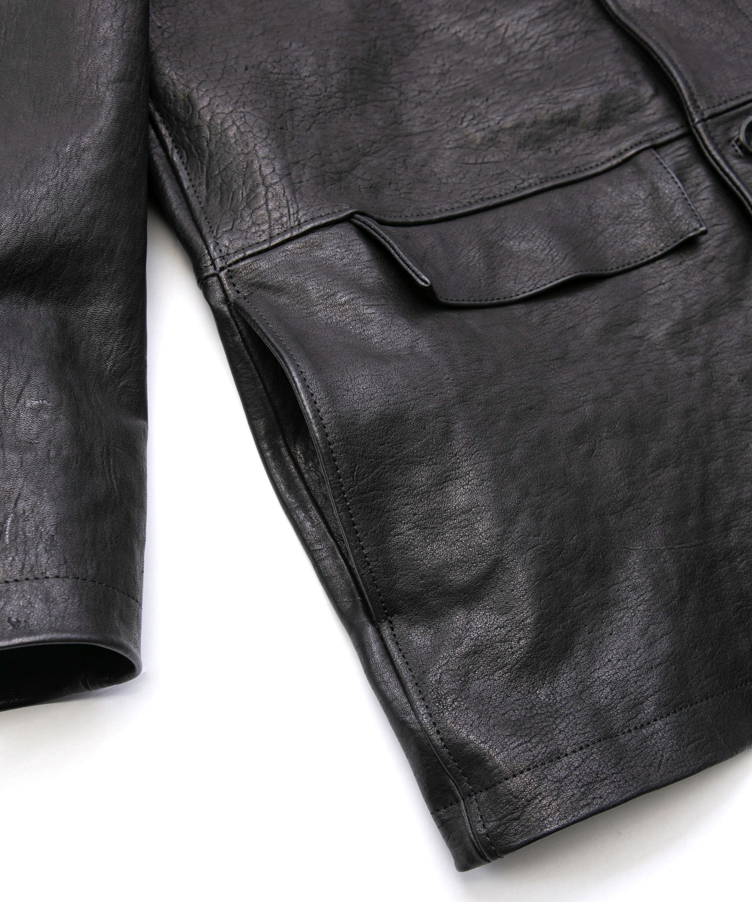 フルタンニン ピット鞣し シュリンク ホースハイド LEFTY [DARK] カー