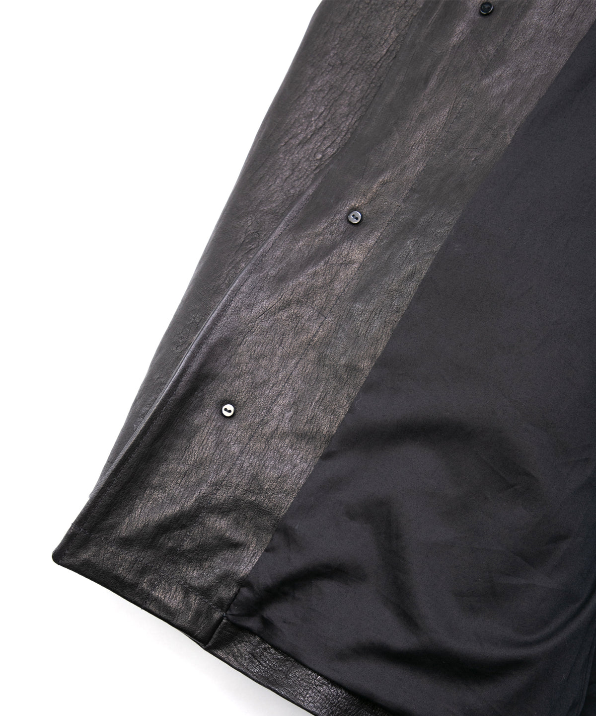 Pit Vegetable Full Tanned Shrunk Horsehide Car Coat LEFTY - BLACK