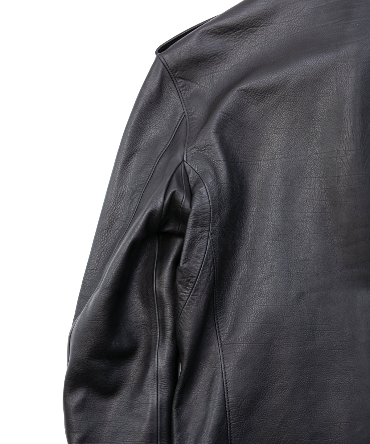 Oil Calfskin Double Riders ROM [DARK] - BLACK