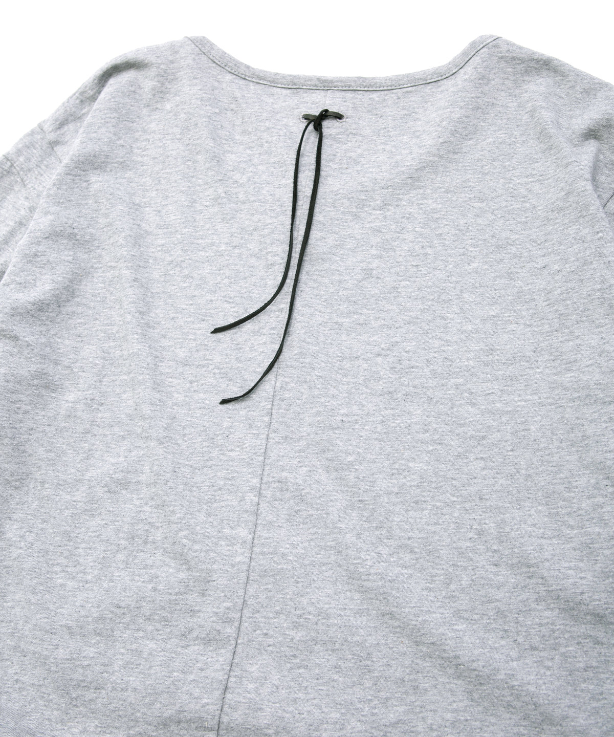 30/- ナチュラルソフト天竺 クルーネック ロングスリーブ T シャツ - MOKU GRAY