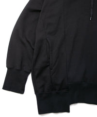 Hard Twist Yarn Heavy Pile Over Size Foodie - BLACK