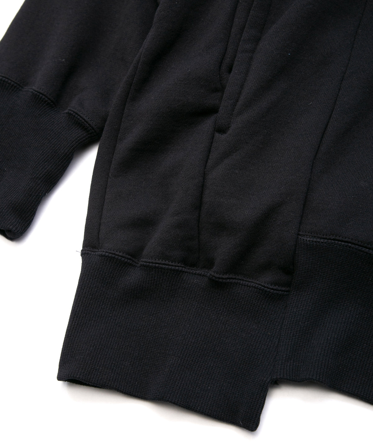 Hard Twist Yarn Heavy Pile Over Size Foodie - BLACK