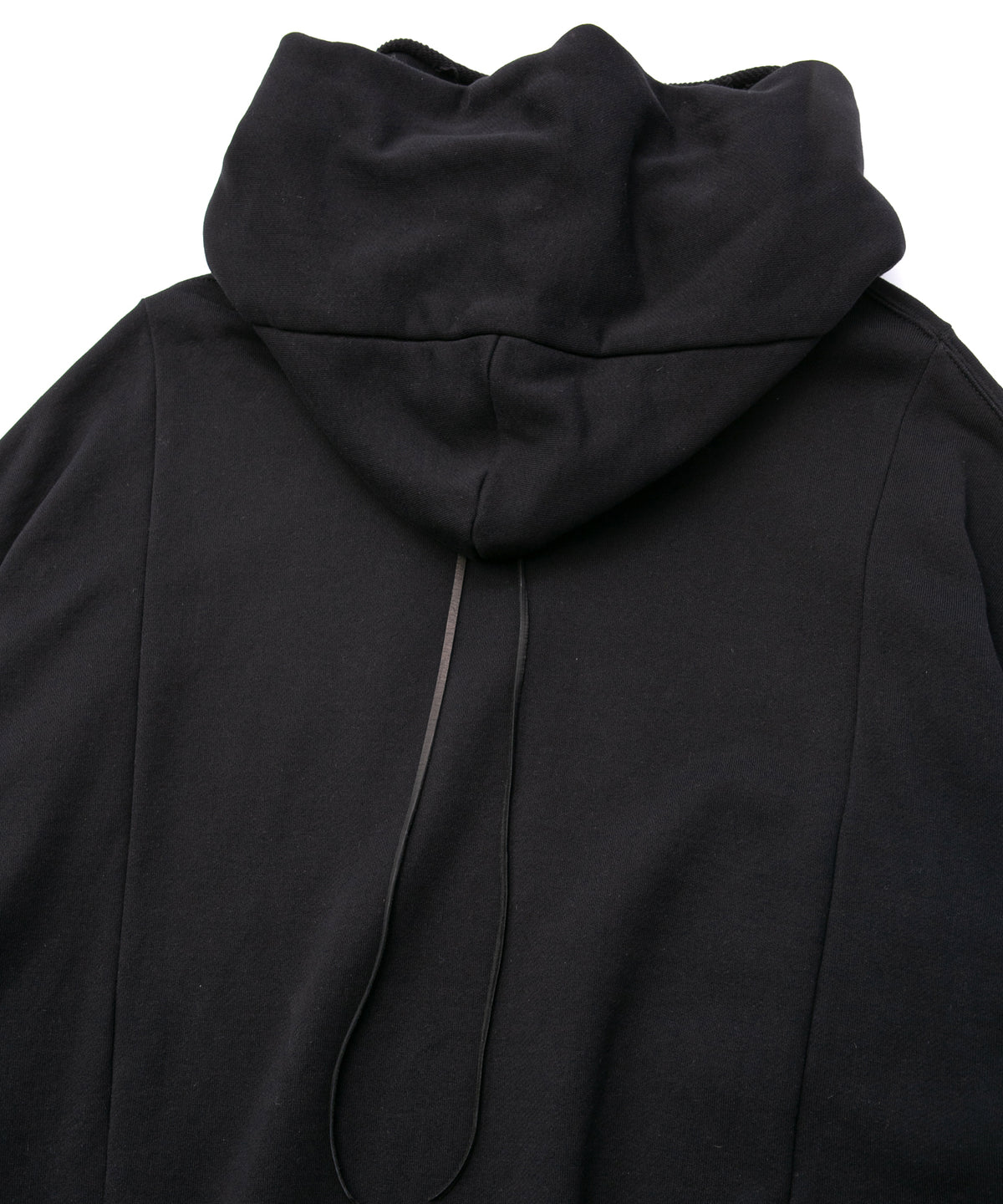 Hard Twist Yarn Heavy Pile Over Size Foodie - BLACK