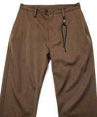 Washable High Density Wool polyethylene Twill Chino Pants - KHAKI