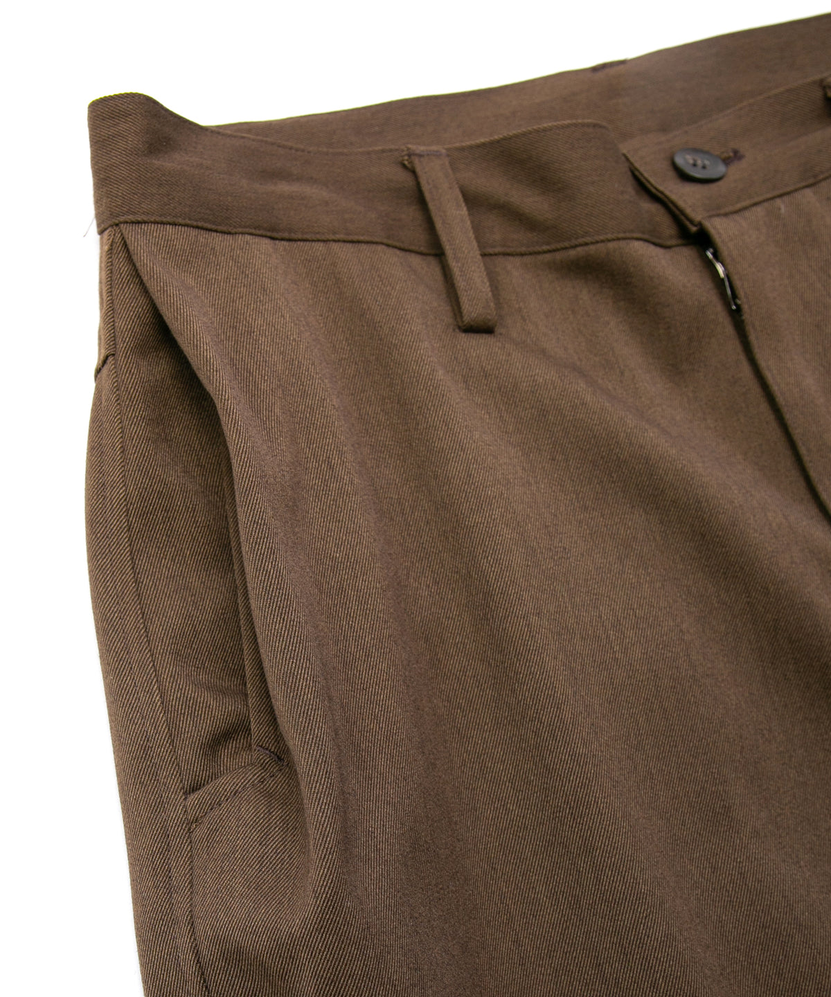 Washable High Density Wool polyethylene Twill Chino Pants - KHAKI