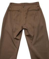 Washable High Density Wool polyethylene Twill Chino Pants - KHAKI