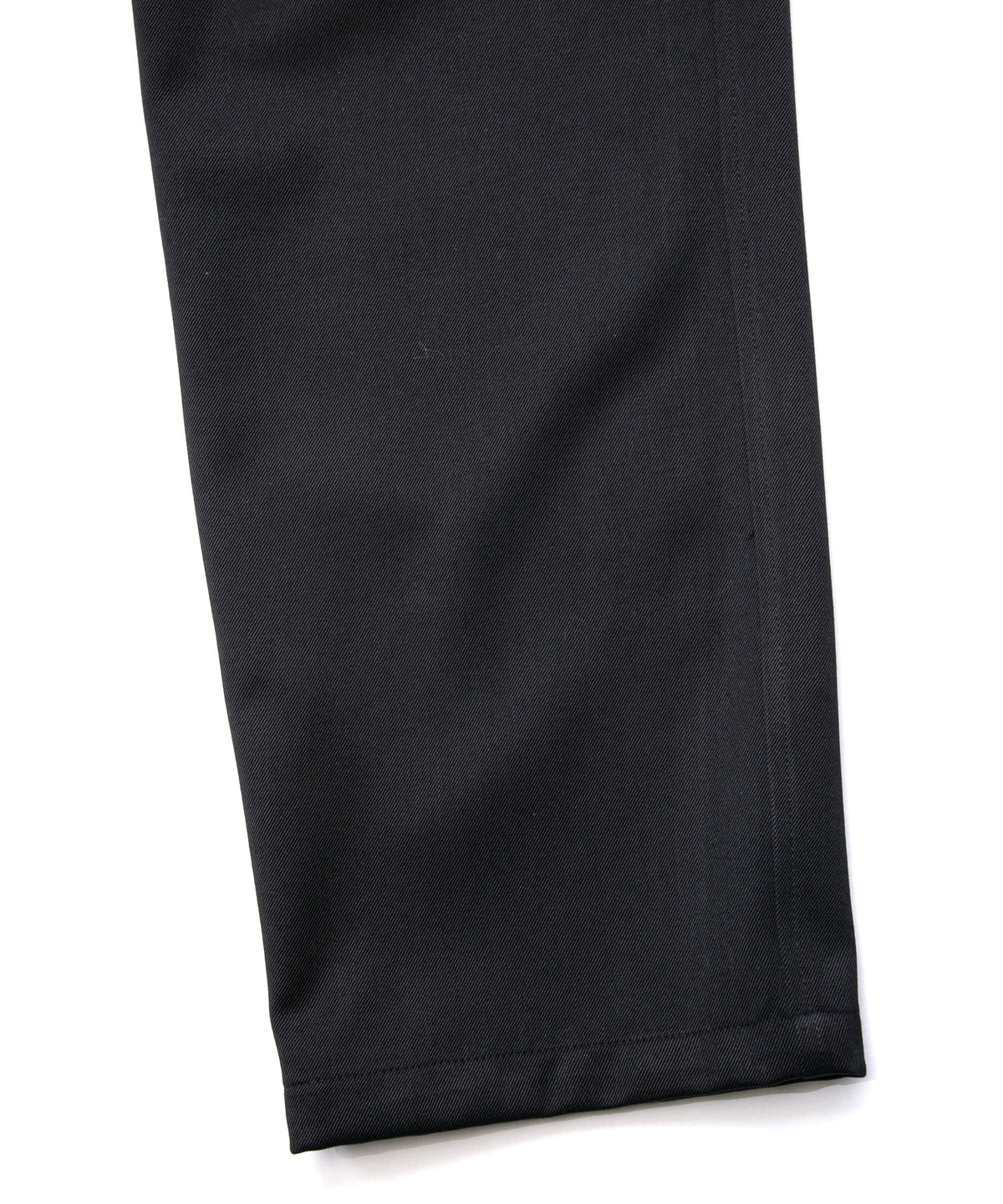Washable High Density Wool polyethylene Twill Chino Pants - BLACK