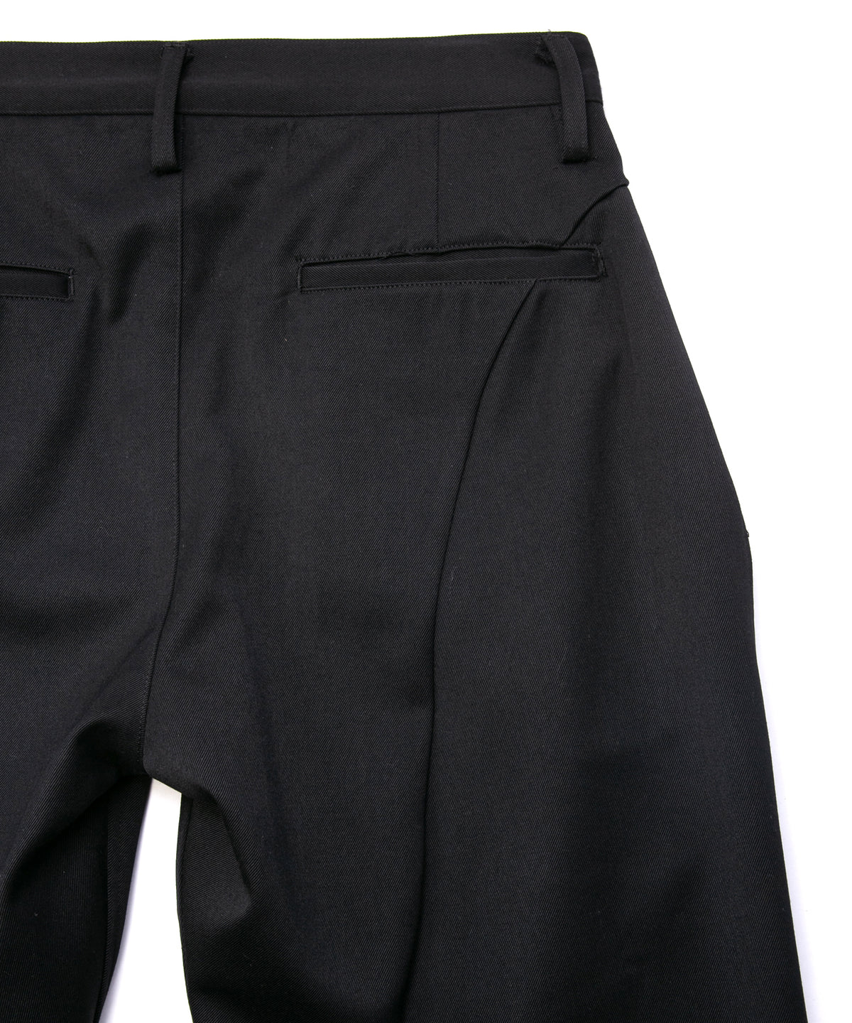 Washable High Density Wool polyethylene Twill Chino Pants - BLACK