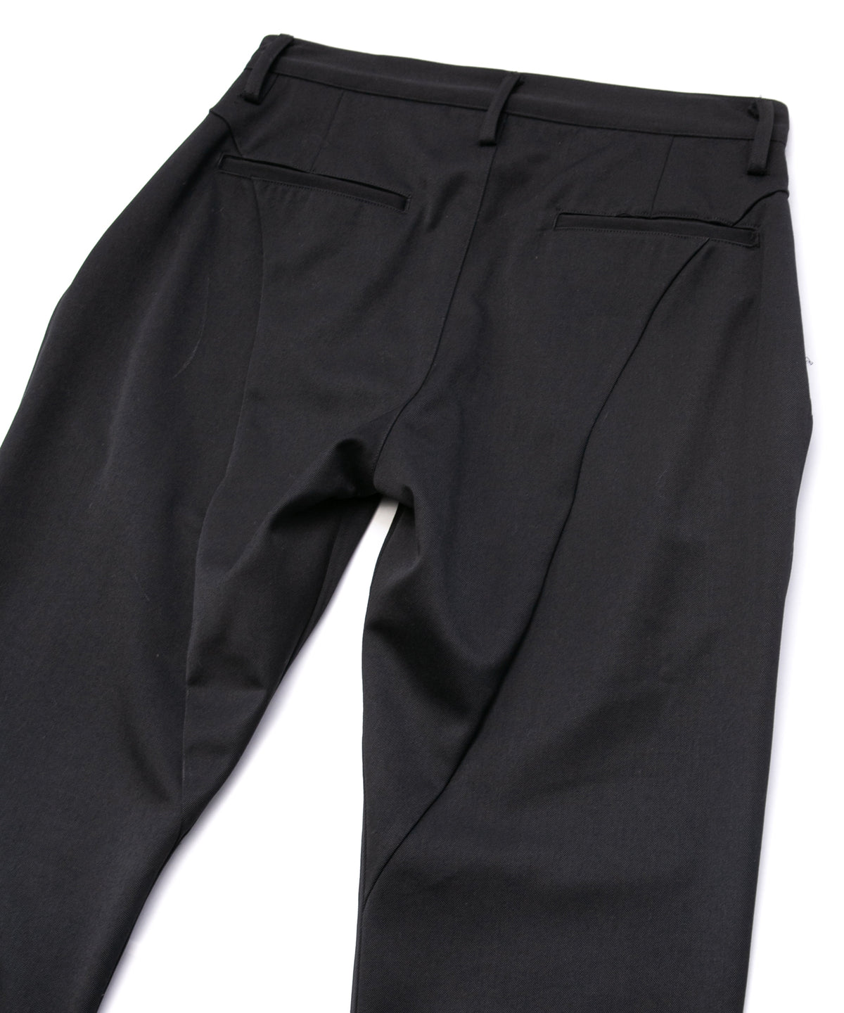 Washable High Density Wool polyethylene Twill Chino Pants - BLACK