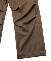 Washable High Density Wool polyethylene Twill Cargo Pants - KHAKI