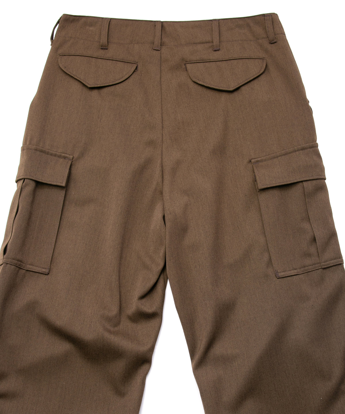 Washable High Density Wool polyethylene Twill Cargo Pants - KHAKI