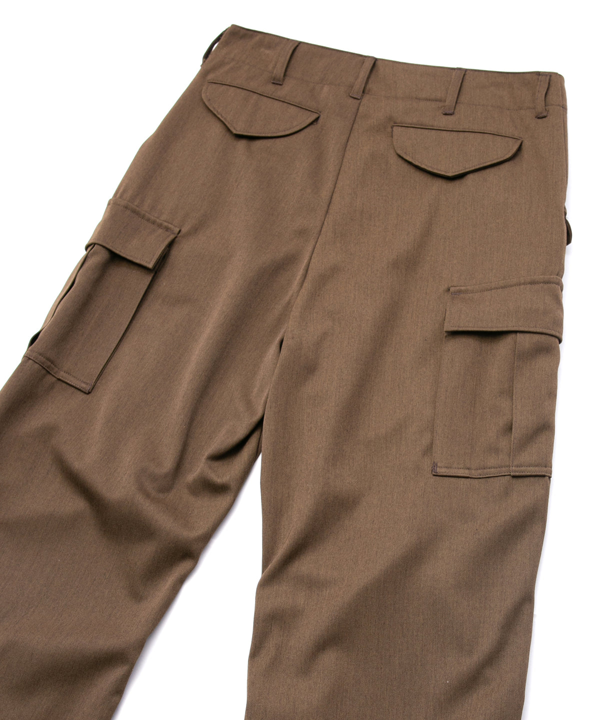Washable High Density Wool polyethylene Twill Cargo Pants - KHAKI