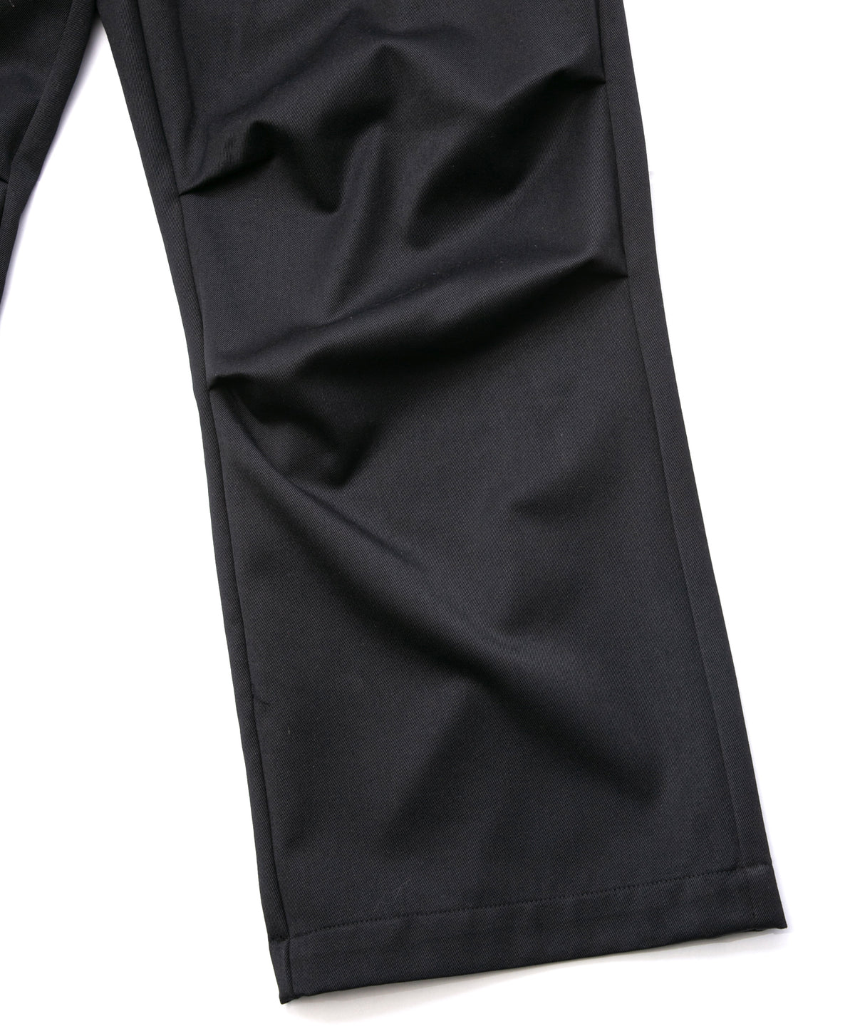 高密度 ウール ポリエチレン ウォッシャブル ツイル カーゴパンツ - BLACK