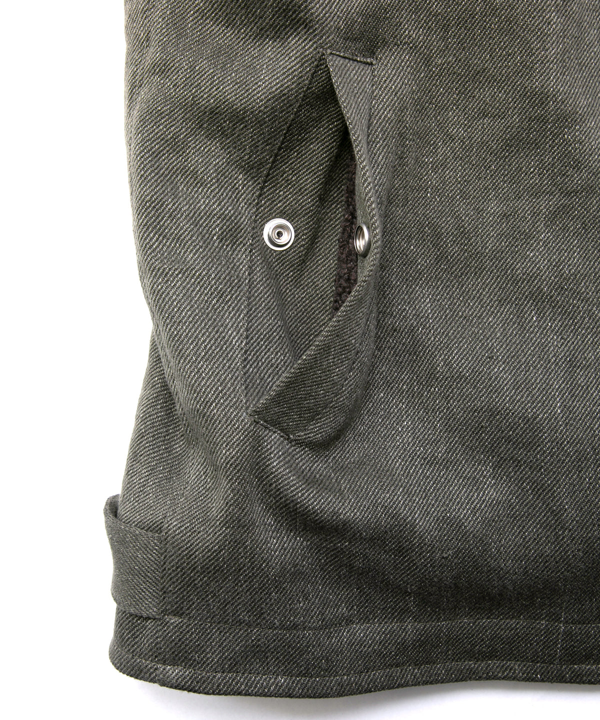 Sulfur Dyed Cotton Linen Washer Deck Vest - KHAKI