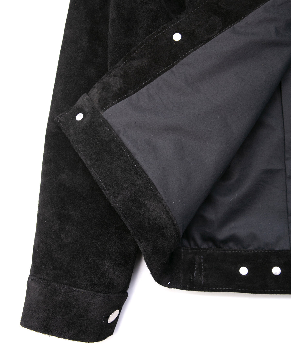 Oil Calf Suede G Jean Blouson DEAN ORIGINAL -BLACK