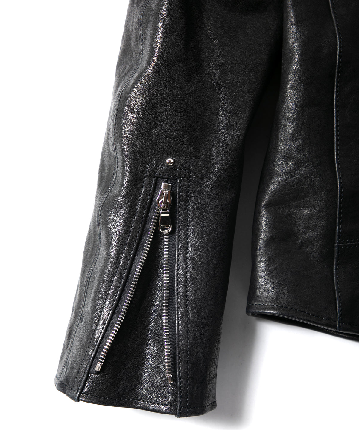 Pit Vegetable Full Tanned Shrunken Horsehide HI-FLYER Double Riders Grande Fit - BLACK