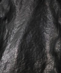 Pit Vegetable Full Tanned Shrunken Horsehide HI-FLYER Double Riders Grande Fit - BLACK