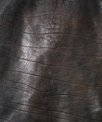 Full Vegetable Tanned Italian Double Shoulder Steer Hide Garment Burning Dyed LIST Double Riders - NIGHTFALL NAVY