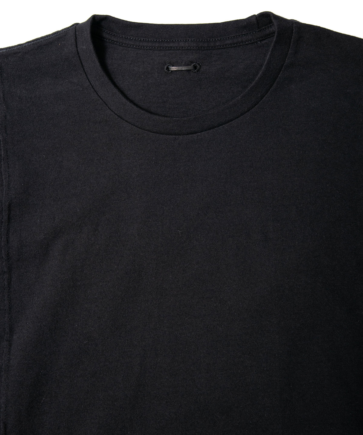 30/- ナチュラルソフト天竺 ワイド Tシャツ（オーバーサイズ） - BLACK