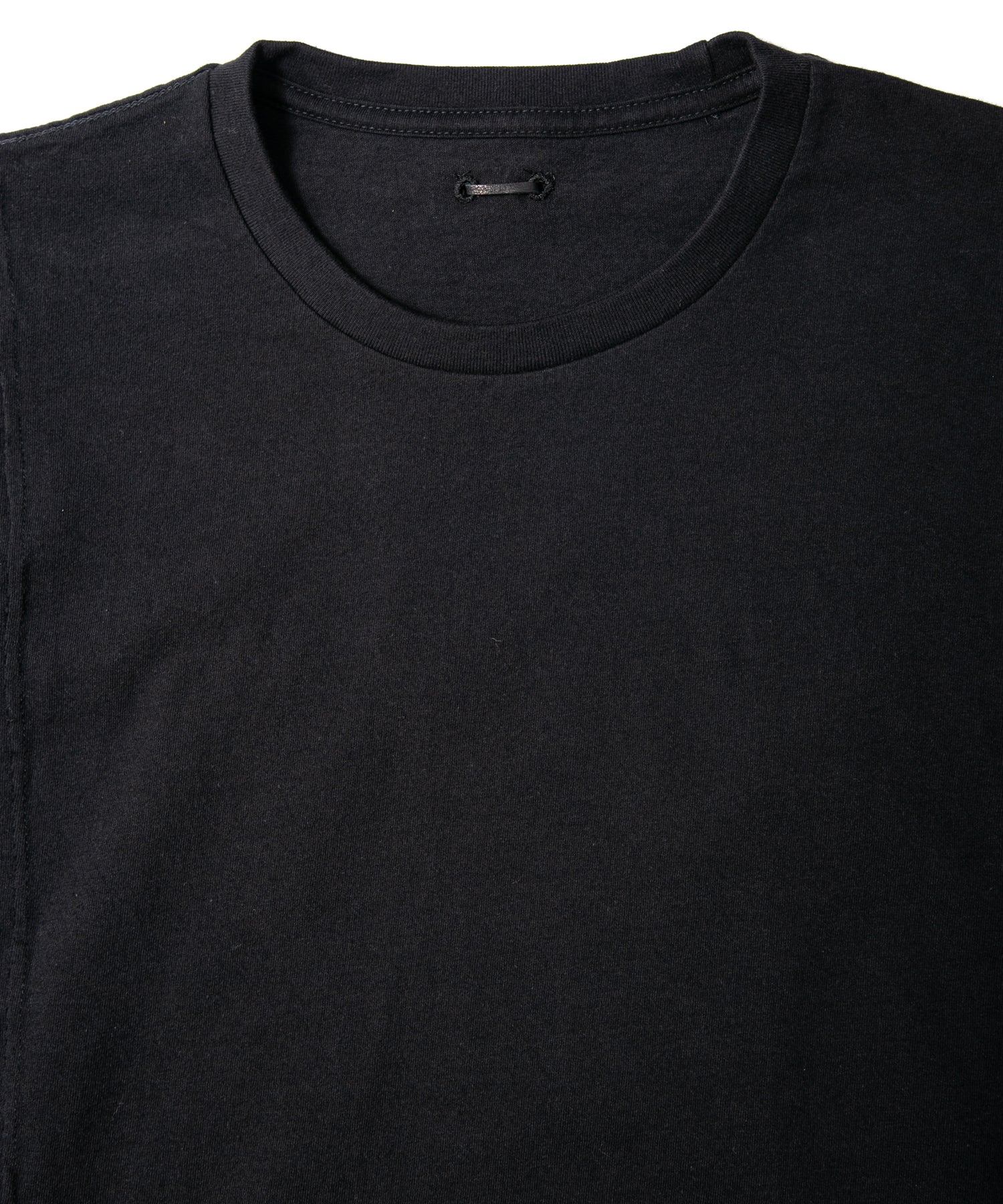 画像をギャラリービューアに読み込む, 30/- ナチュラルソフト天竺 ワイド Tシャツ（オーバーサイズ） - BLACK