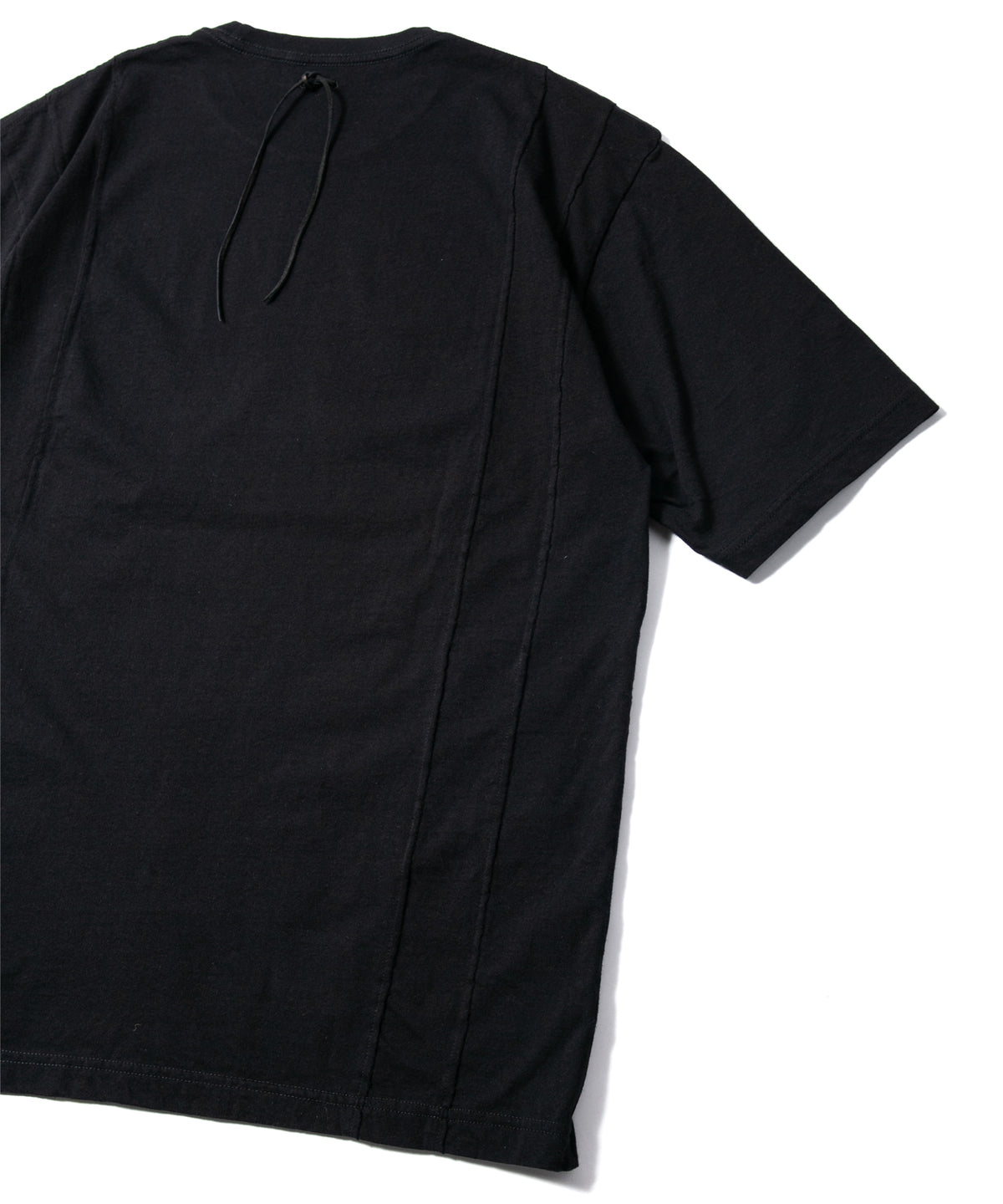 30/- ナチュラルソフト天竺 ワイド Tシャツ（オーバーサイズ） - BLACK