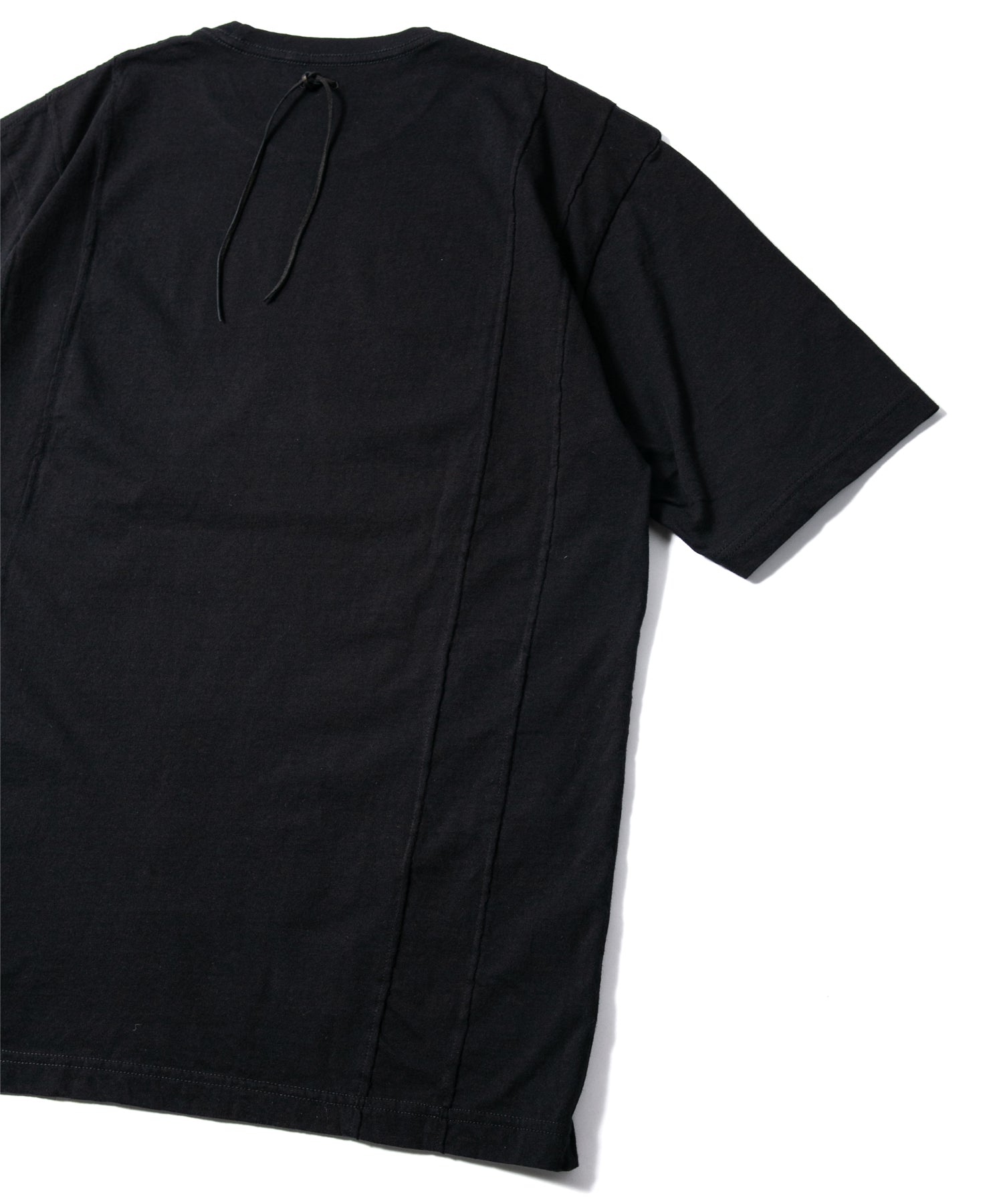 画像をギャラリービューアに読み込む, 30/- ナチュラルソフト天竺 ワイド Tシャツ（オーバーサイズ） - BLACK