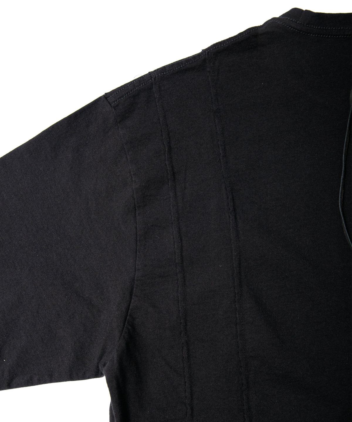 30/- ナチュラルソフト天竺 ワイド Tシャツ（オーバーサイズ） - BLACK