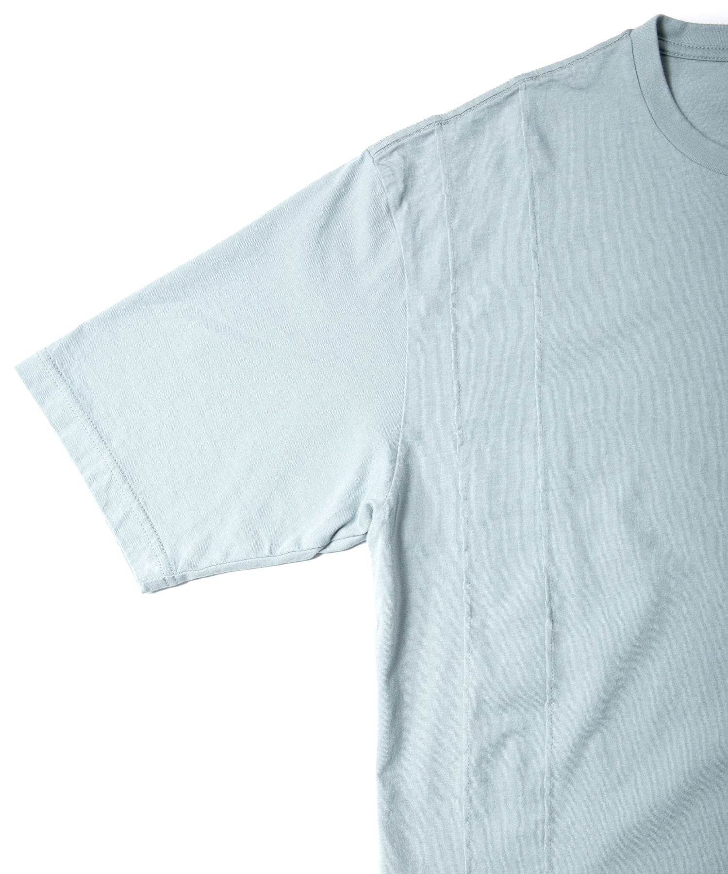 画像をギャラリービューアに読み込む, 30/- ナチュラルソフト天竺 ワイド Tシャツ（オーバーサイズ） - GRAY GREEN
