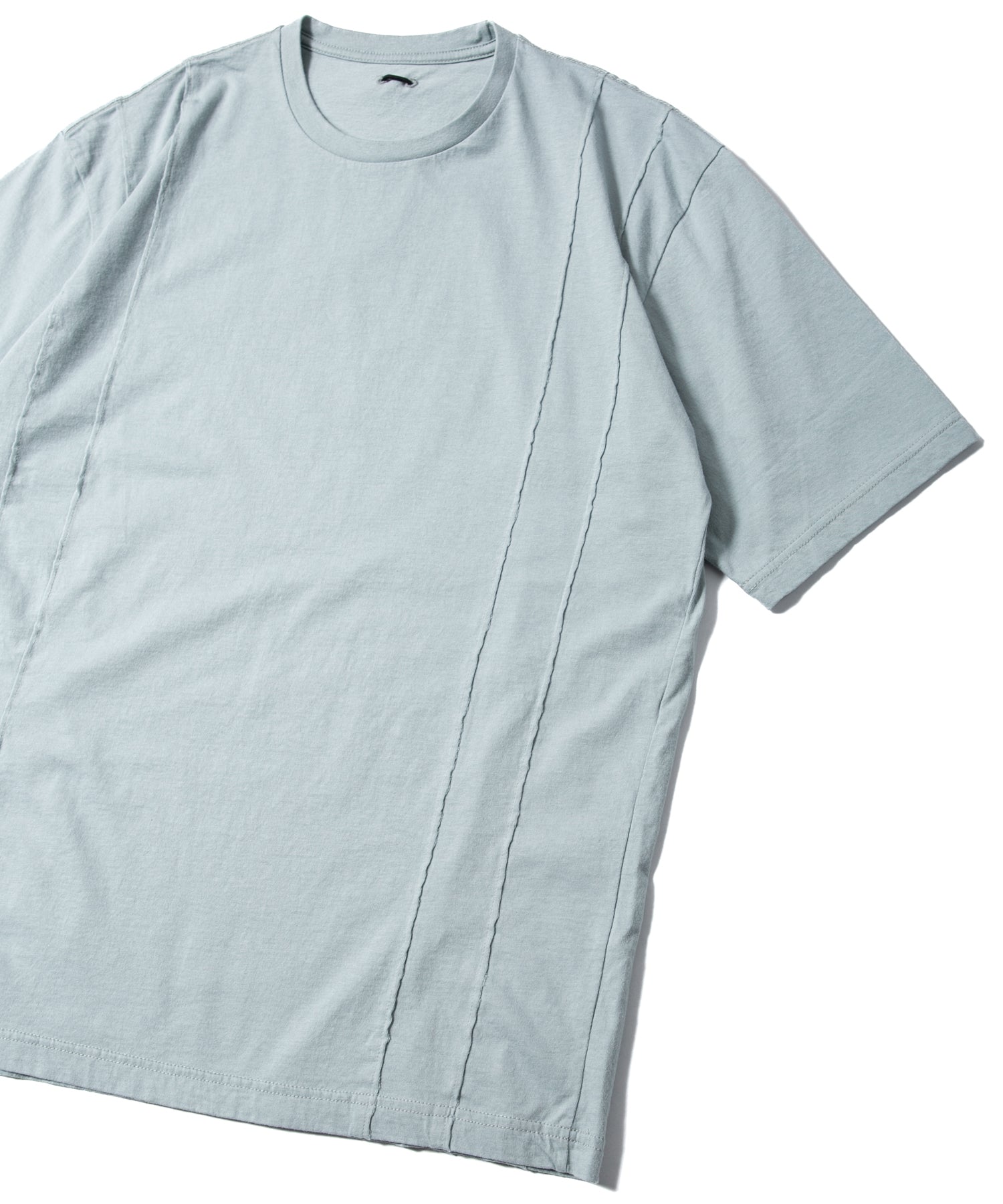 画像をギャラリービューアに読み込む, 30/- ナチュラルソフト天竺 ワイド Tシャツ（オーバーサイズ） - GRAY GREEN