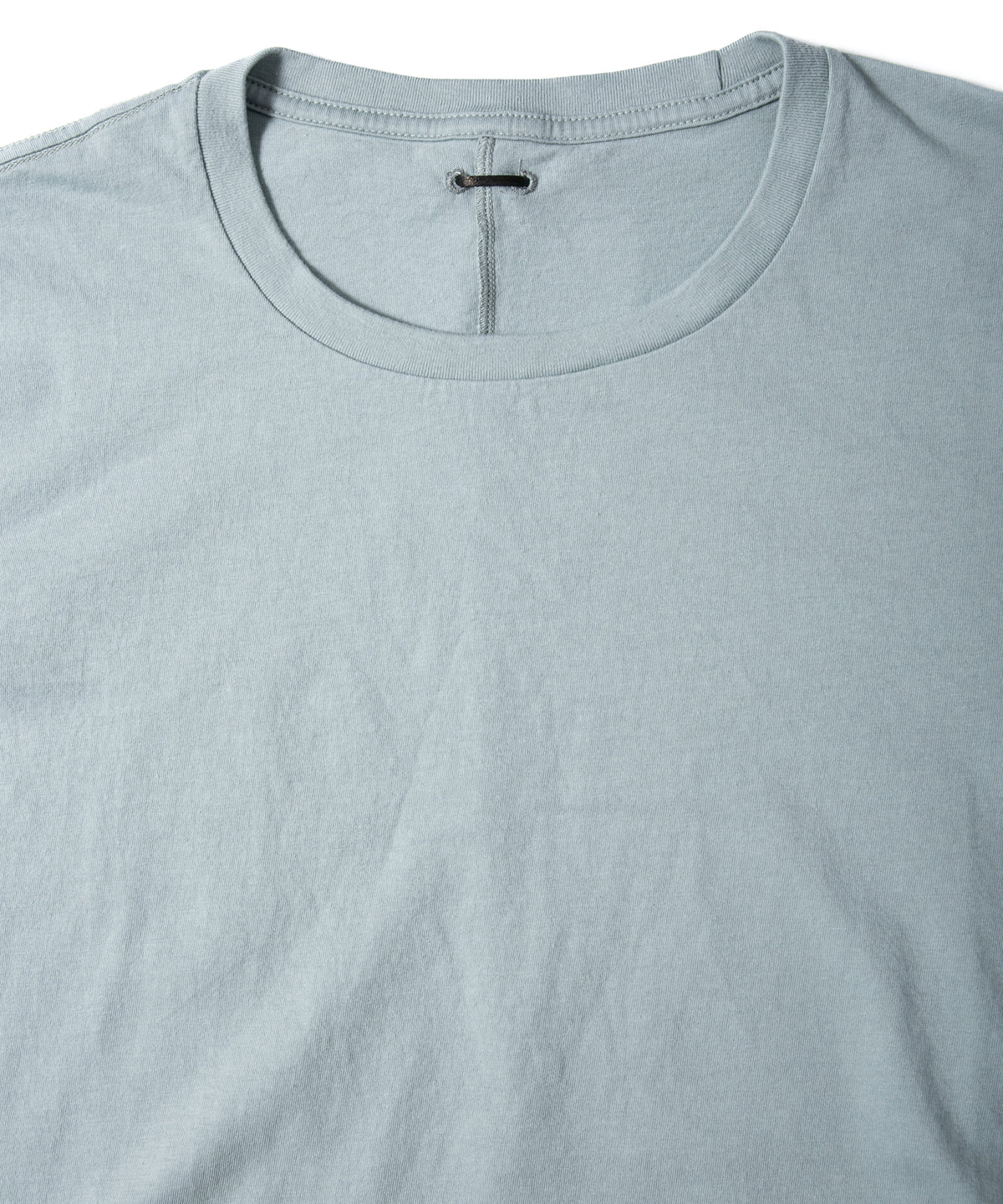 Natural Soft Cotton Crew Neck T-shirt (Just Fit) - GRAY GREEN