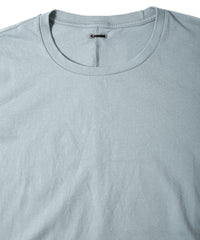 Natural Soft Cotton Crew Neck T-shirt (Just Fit) - GRAY GREEN