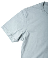 Natural Soft Cotton Crew Neck T-shirt (Just Fit) - GRAY GREEN