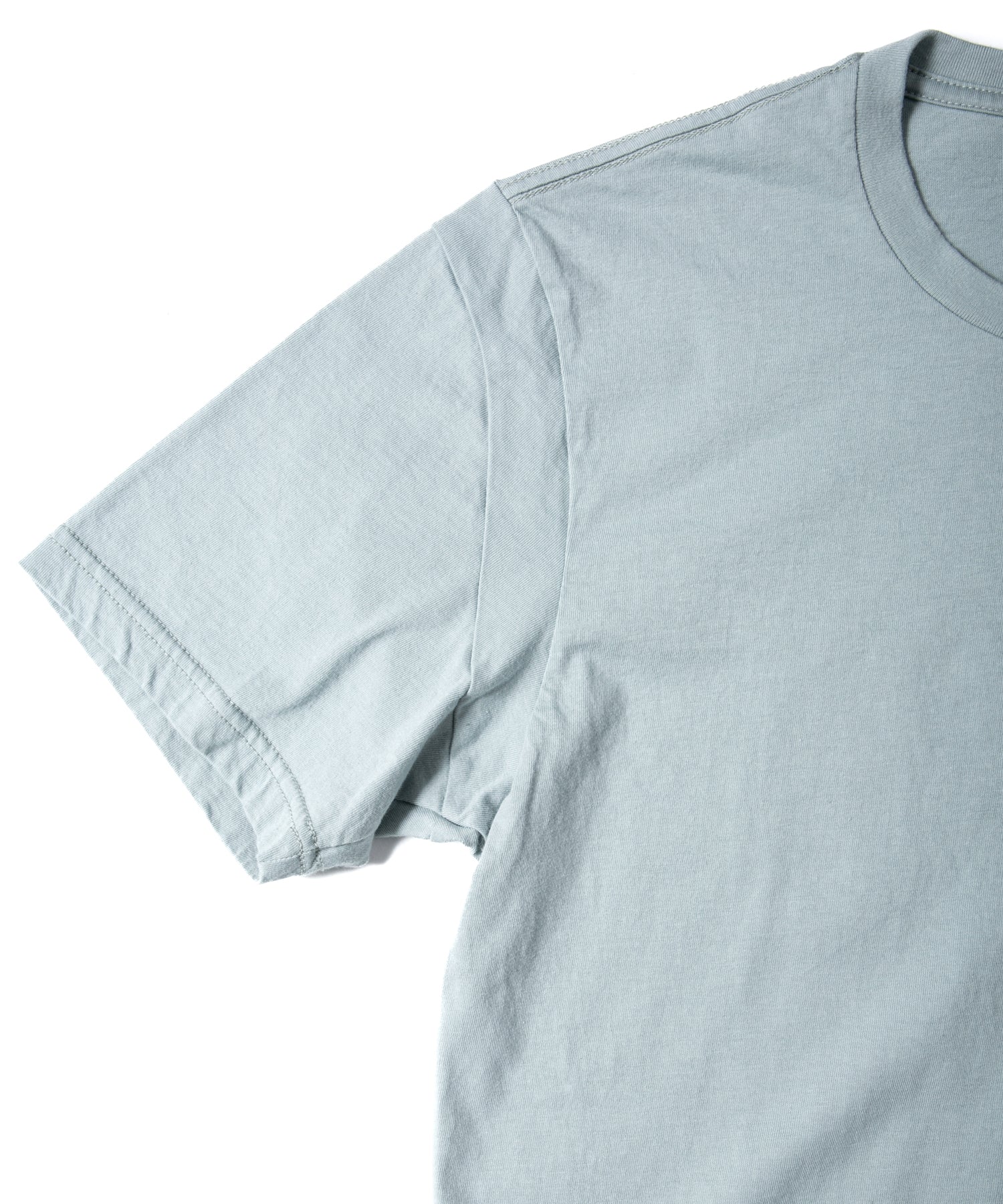 画像をギャラリービューアに読み込む, 30/-ナチュラルソフト天竺 クルーネック Tシャツ（ジャストフィット） - GRAY GREEN