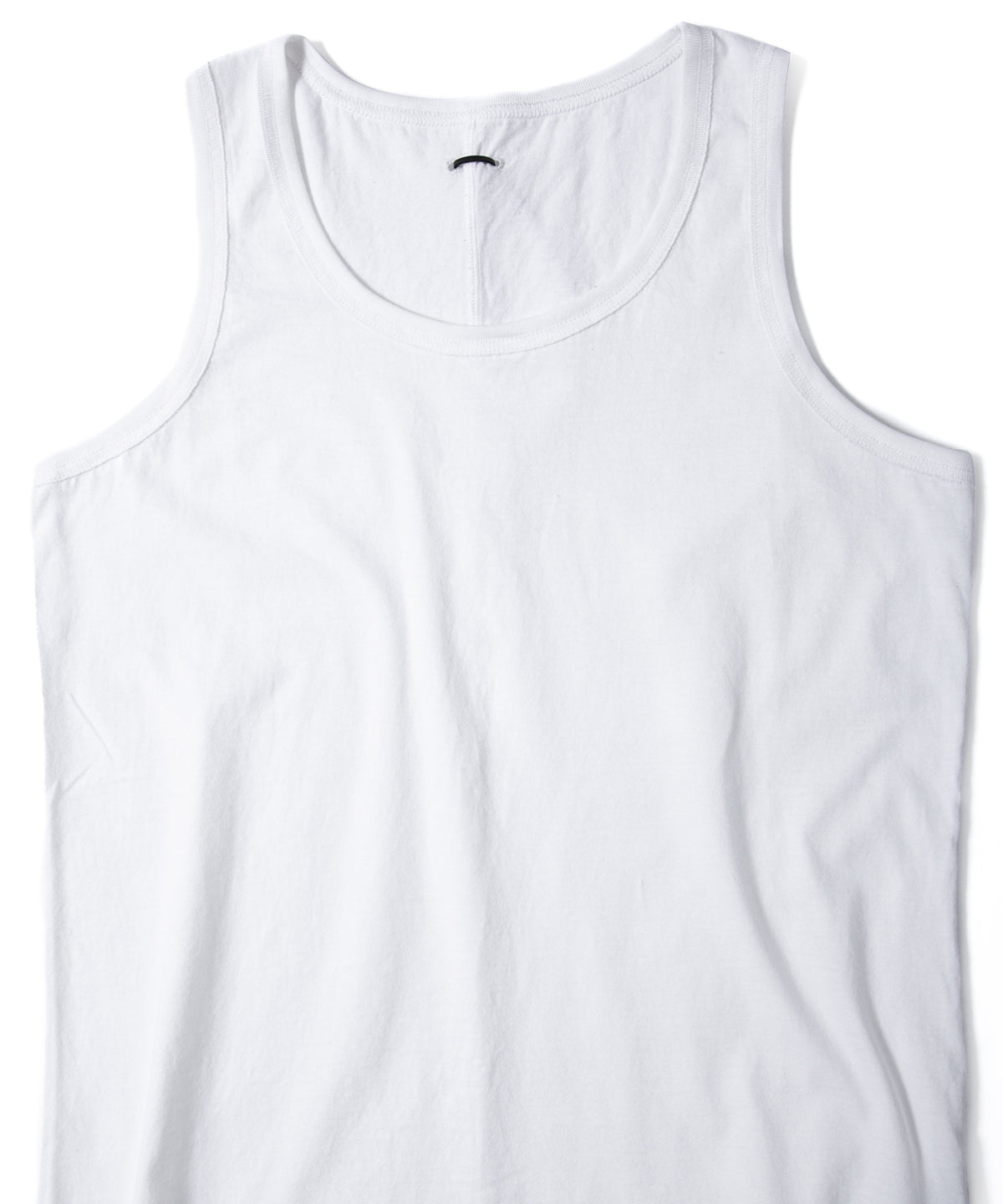 Natural Soft Cotton Tank Top (tight fit) - WHITE