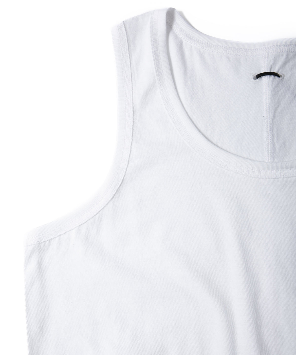 Natural Soft Cotton Tank Top (tight fit) - WHITE