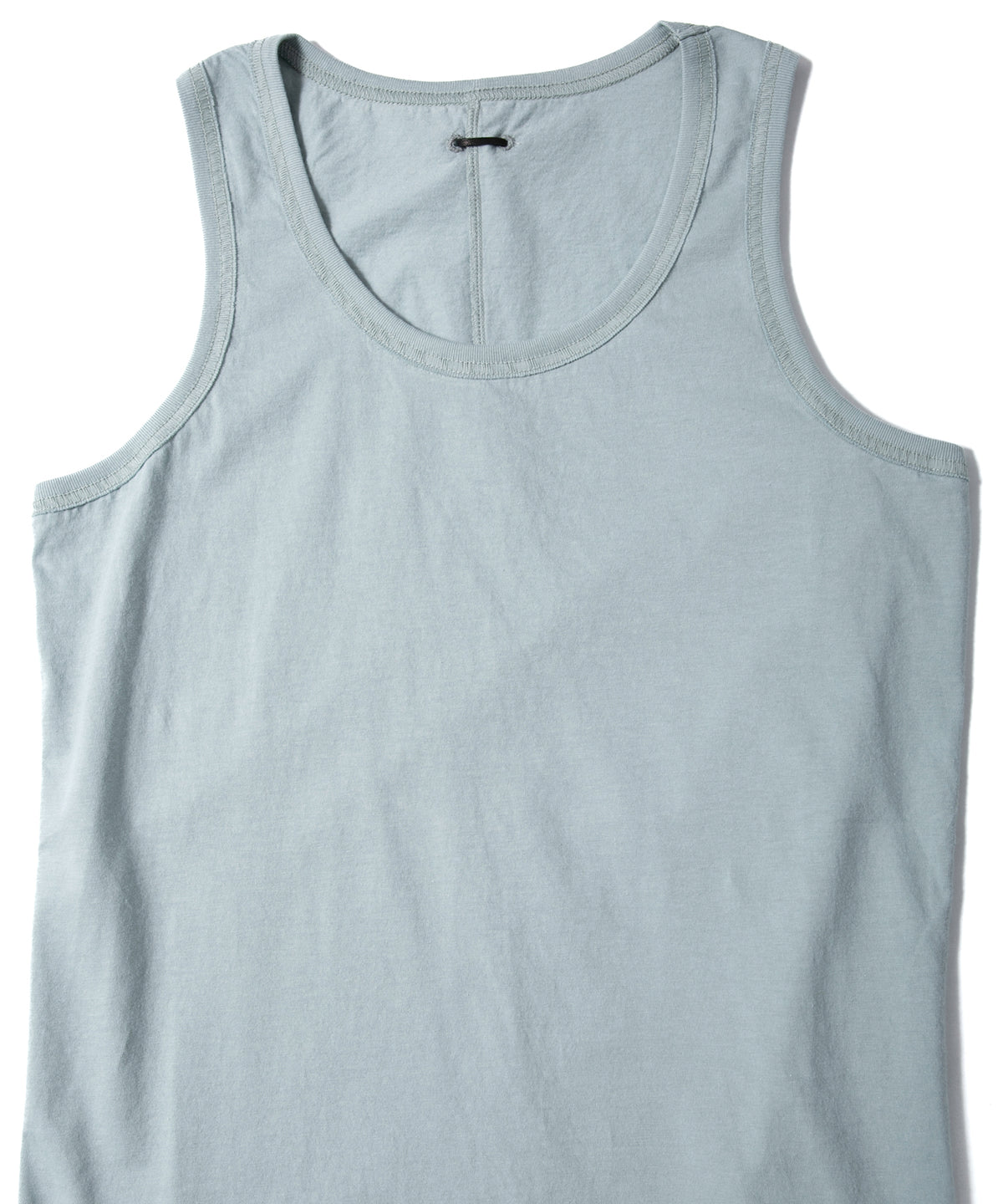 Natural Soft Cotton Tank Top (tight fit) - GRAY GREEN