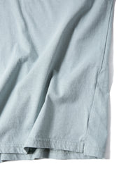 Natural Soft Cotton Tank Top (tight fit) - GRAY GREEN