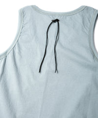 Natural Soft Cotton Tank Top (tight fit) - GRAY GREEN