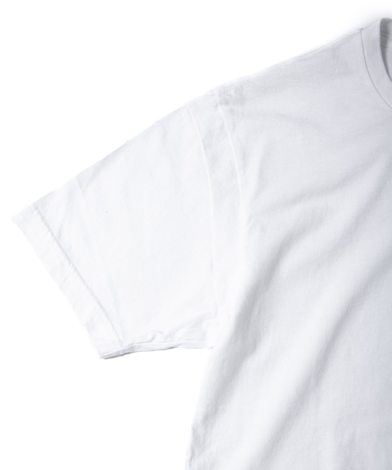 画像をギャラリービューアに読み込む, 30/-ナチュラルソフト天竺 胸ポケット クルーネック Tシャツ（ジャストフィット） - WHITE