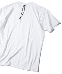 画像をギャラリービューアに読み込む, 30/-ナチュラルソフト天竺 胸ポケット クルーネック Tシャツ（ジャストフィット） - WHITE