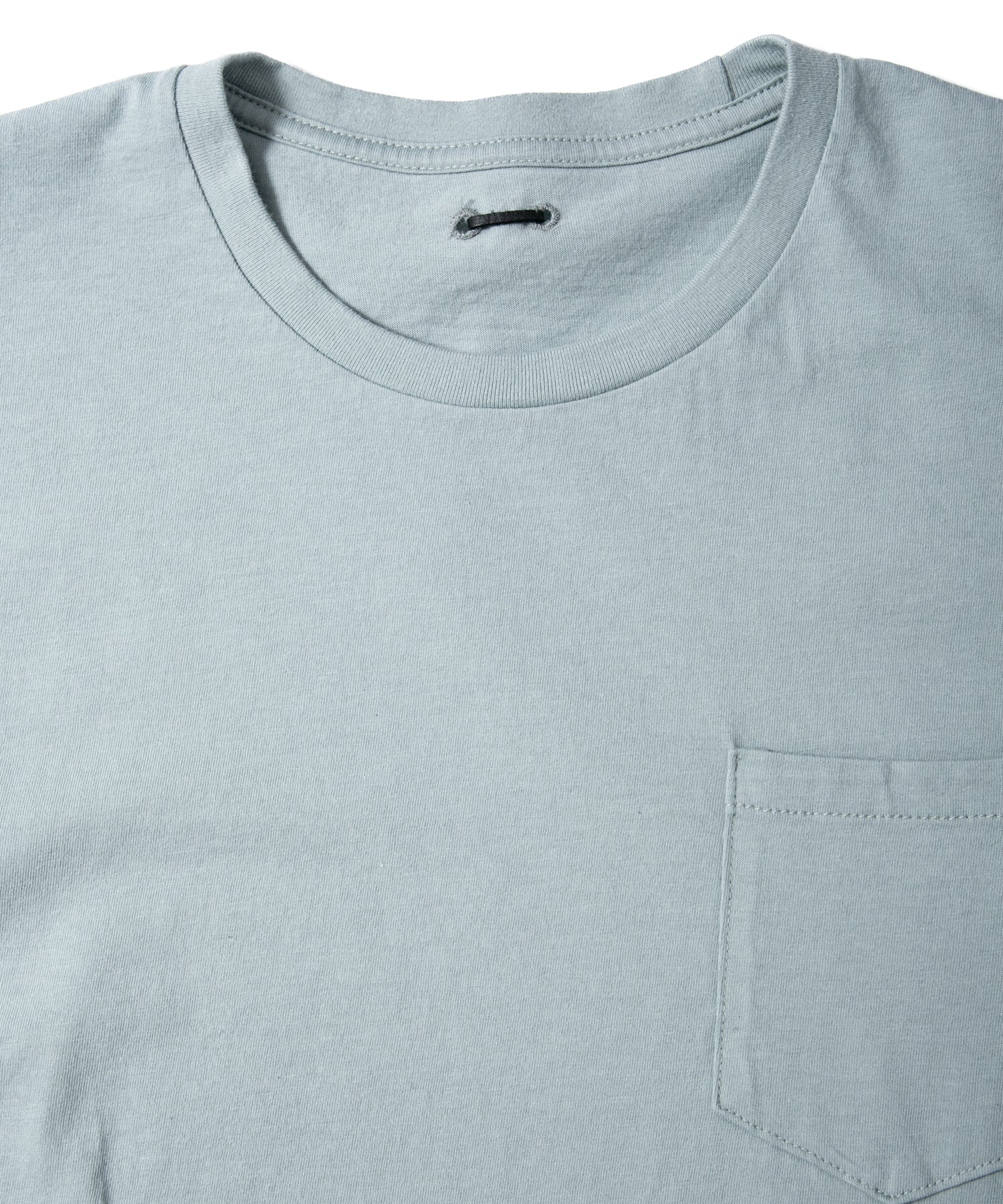 画像をギャラリービューアに読み込む, 30/-ナチュラルソフト天竺 胸ポケット クルーネック Tシャツ（ジャストフィット） - GRAY GREEN