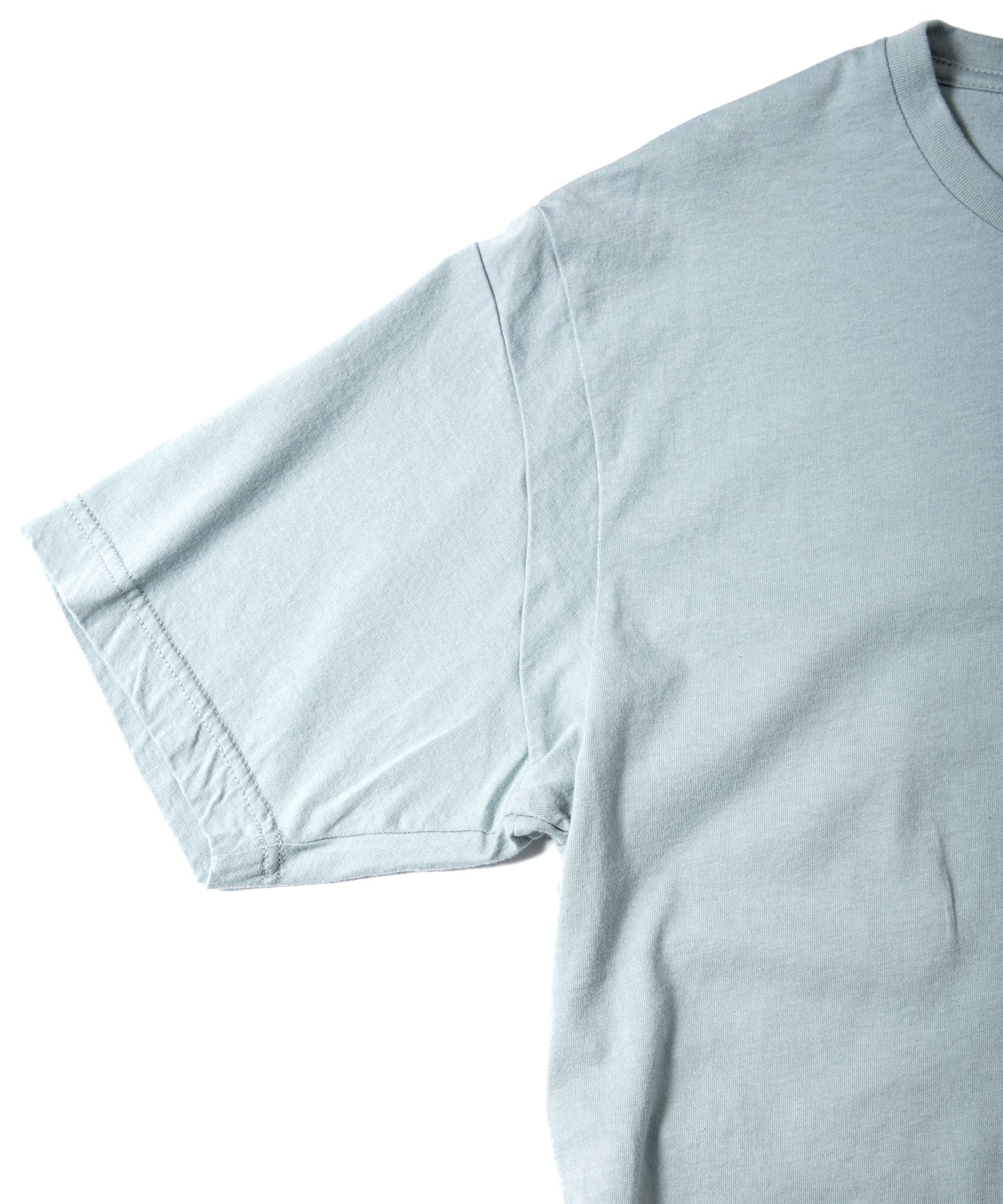 画像をギャラリービューアに読み込む, 30/-ナチュラルソフト天竺 胸ポケット クルーネック Tシャツ（ジャストフィット） - GRAY GREEN