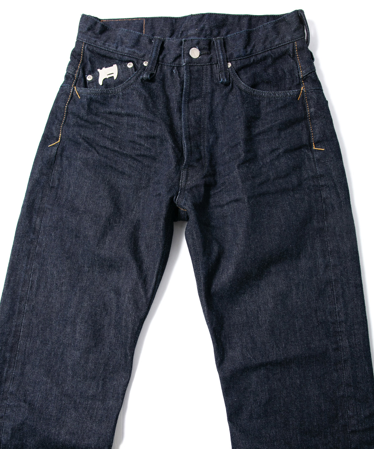 14oz Deep Blue Heavy Selvage Denim 1977 Regular Straight One-washed - INDIGO