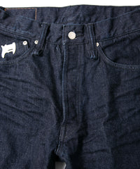 14oz Deep Blue Heavy Selvage Denim 1977 Regular Straight One-washed - INDIGO