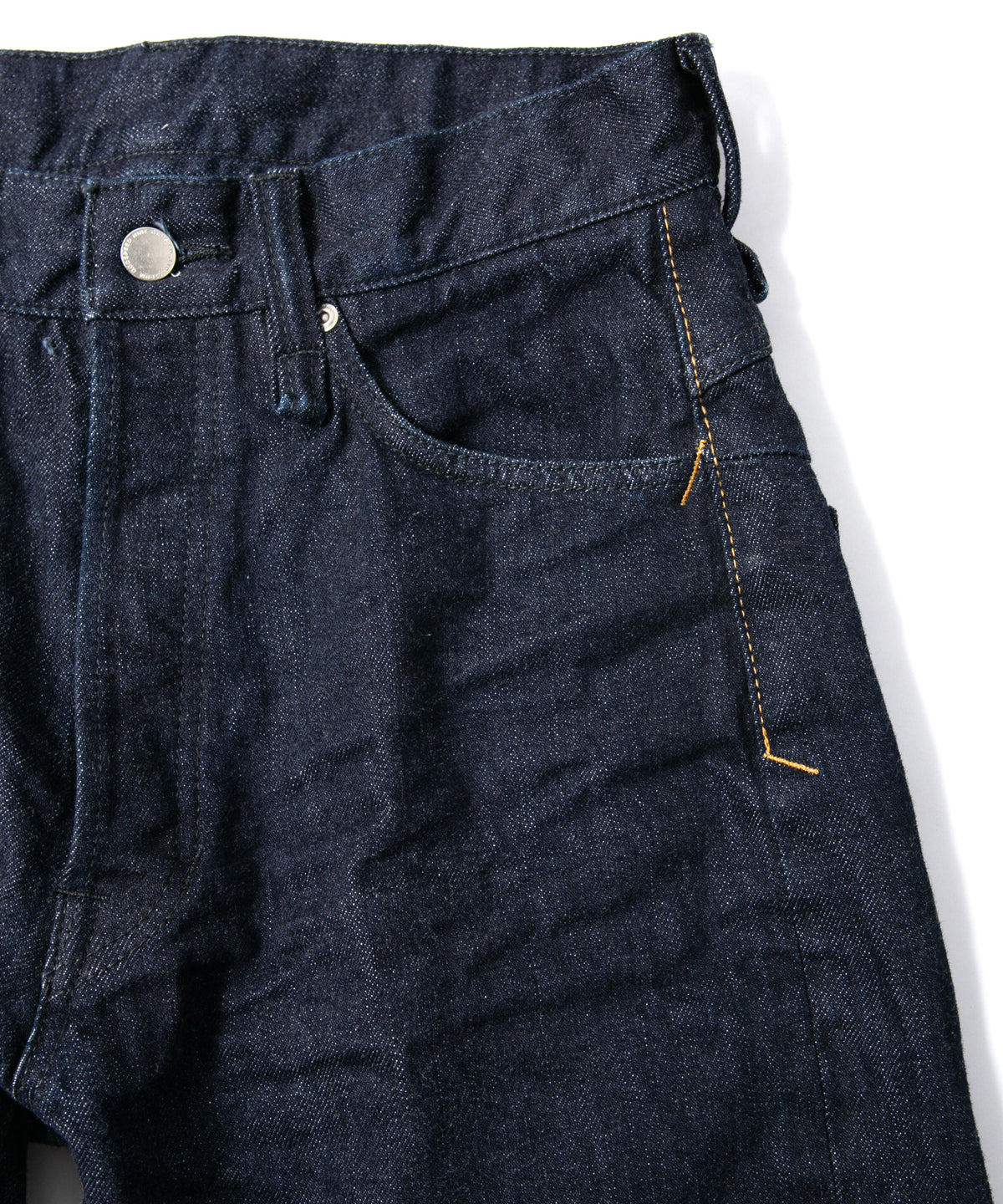 14oz Deep Blue Heavy Selvage Denim 1977 Regular Straight One-washed - INDIGO