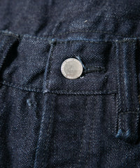 14oz Deep Blue Heavy Selvage Denim 1977 Regular Straight One-washed - INDIGO