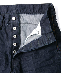 14oz Deep Blue Heavy Selvage Denim 1977 Regular Straight One-washed - INDIGO