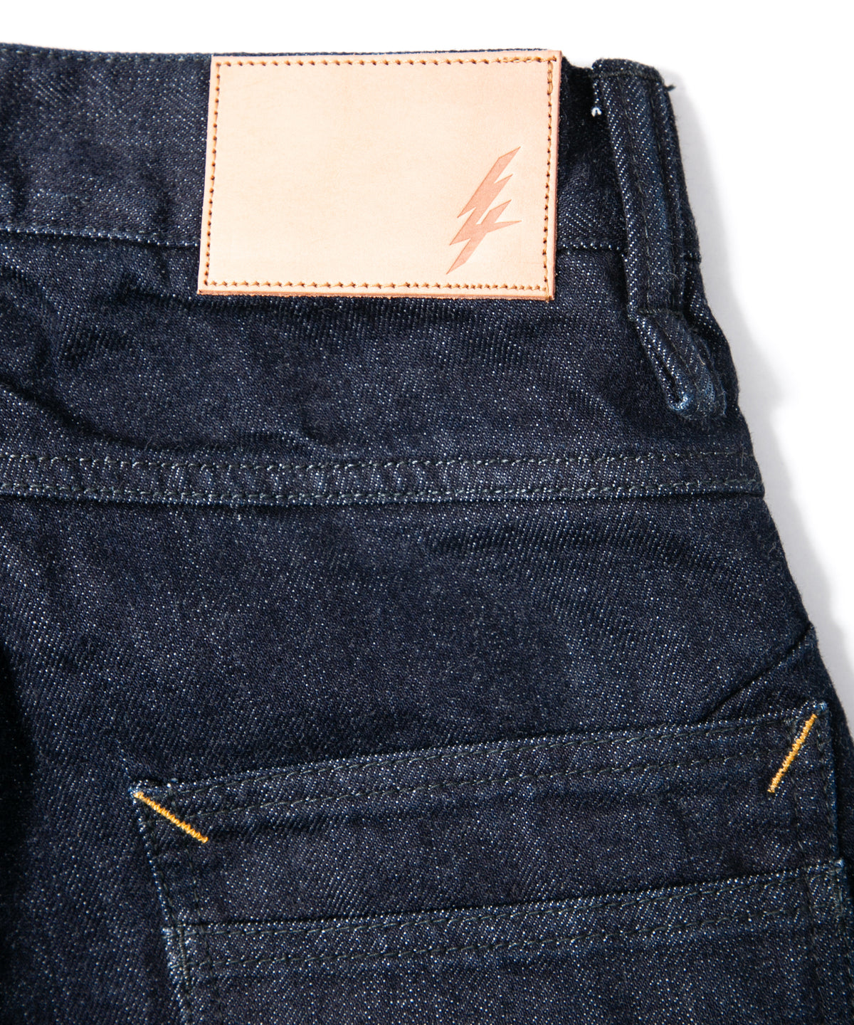 14oz Deep Blue Heavy Selvage Denim 1977 Regular Straight One-washed - INDIGO